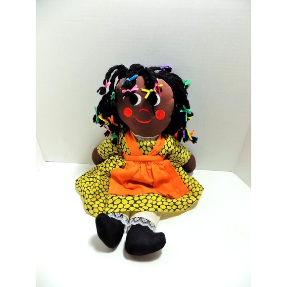Black American Rag Doll Toy Island Tropical Gambina Doll - Picture 1 of 3